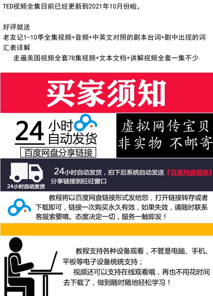 2022年TED演讲合集视频英语学习资料电子版演讲口才训练思维学习 - 图1