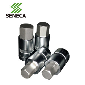 SENECA西尼卡台湾进口1/2寸大飞12.5mm内六角旋具头快速扳手套筒