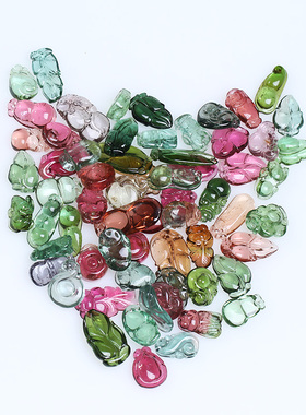 天然碧玺小吊饰品电气石女