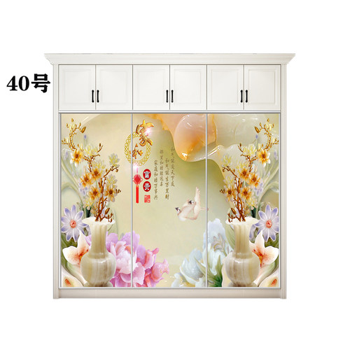 定制衣柜移门钢化玻璃衣橱推拉门定做壁柜滑动门衣帽间柜门隔断门 - 图2