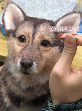 11复仿真猫咪狗狗宠物模型