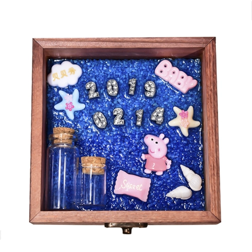 Детский сувенир ручной работы подходит для мужчин и женщин для хранения пуповины