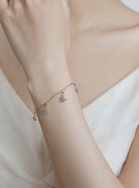 terra薰衣草系列手链女紫色七夕