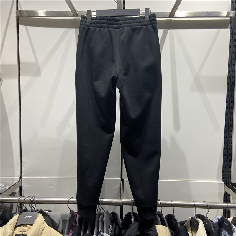 李宁卫裤2022冬季新款男子加绒保暖休闲针织束脚运动长裤 AKLSA47,淘宝优惠券,粉丝福利购,淘宝优惠卷