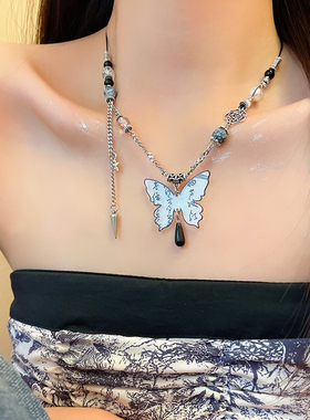 liznk树脂女项链小众时尚