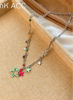 liznk合金女项链小众时尚