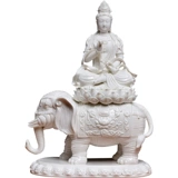 Dai Yutang Ceramics Puxian Bodhisattva Статуя Будды Статуя принадлежит зодиаку, змеи, дракону, Будде охраняет боги Божьего дома