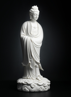 戴玉堂陶瓷省级林建平观音佛像