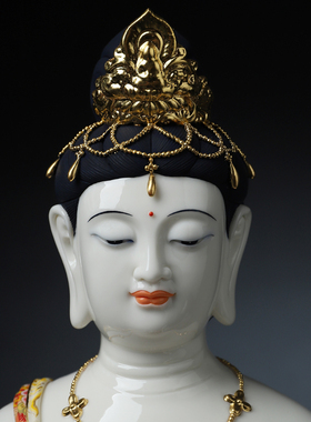 戴玉堂58cm省级林建平陶瓷摆件