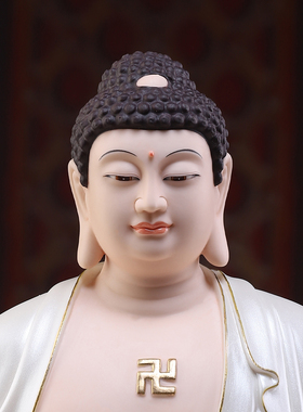 莲慧观音菩萨佛像供奉陶瓷摆件