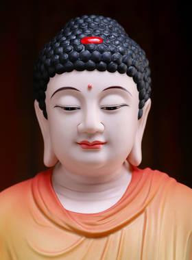 陶瓷药师佛三宝佛供奉佛像摆件