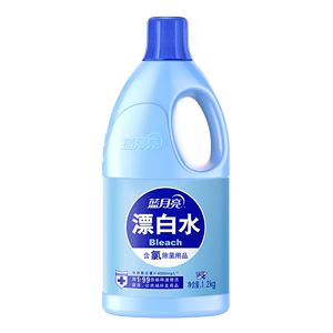 蓝月亮漂白剂漂白水白色衣物1.2kg除菌 去黄去污增白染色衣物漂白