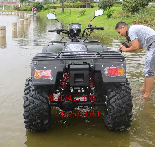 全新改装 后双减震龙鼎大悍马沙滩车 宗申250CC水冷 轴传动差数器 - 图3
