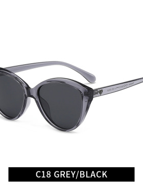 冲量特惠韩版时尚防紫外线猫眼太阳镜男女同款高级感TR偏光墨镜