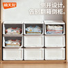 Front-opening flip-top book and snack storage box