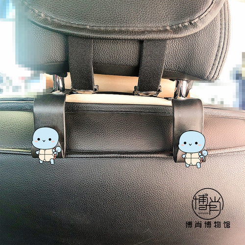 博君一肖周边BJYX憨八龟汽车座椅背挂钩憨八龟海绵宝宝车载小挂钩 - 图2