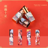 百罗 Помада ручной работы ручной работы и пустая трубка Китай Ветром Пекин -оперы творческая ретро -ретро -персонализированная магнитная пряжка красная трубка 12.1