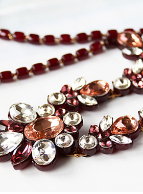 韩国进口饰品闪亮大气短链