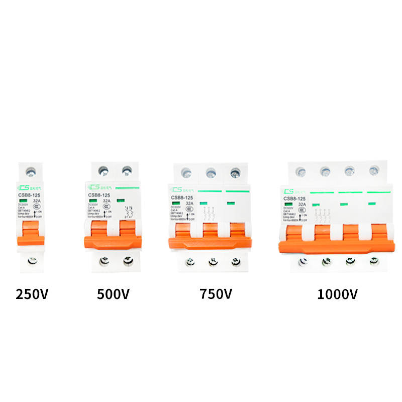 光伏直流断路器DC1000V小型直流空开2p3p4p500V空气开关家用100A - 图2