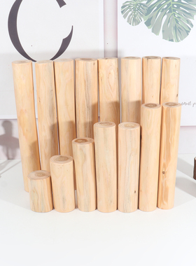 创意原木木桩原生态杉木圆木段