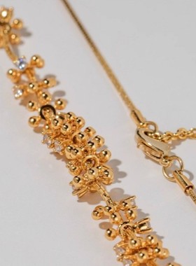 Boonee alus轻奢气质锆石choker项链女新款爆款小众设计锁骨链