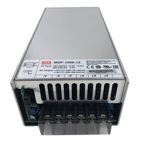 1000W台湾明纬MSP-1000-12医用开关电源模块供应器DC12V 80A医疗-图3