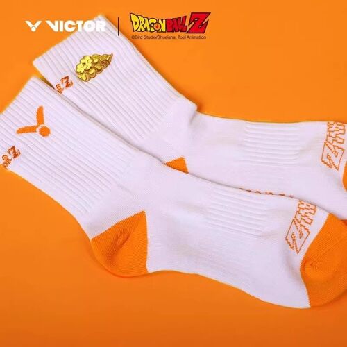 VICTOR威克多胜利七龙珠Z联名羽毛球袜毛巾底运动袜SK508 509DBZ - 图0
