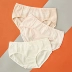 墨 壹 underwear Đồ lót nữ bằng vải cotton nữ Nhật Bản ngọt ngào Nhật Bản thô quần tam giác eo cỡ lớn - Giống cái