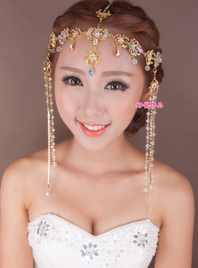 好俏韩式新娘头饰三件套婚纱