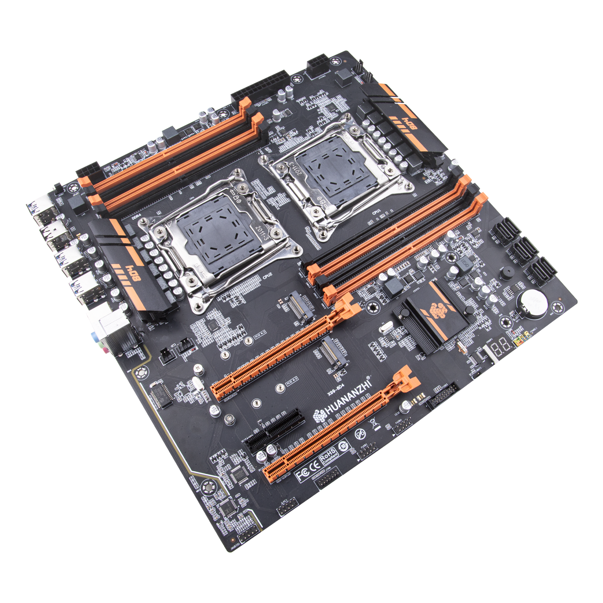 华南金牌X99-8D3/8D4双路主板 CPU套装游戏虚拟模拟多开E5 2696v3 - 图2