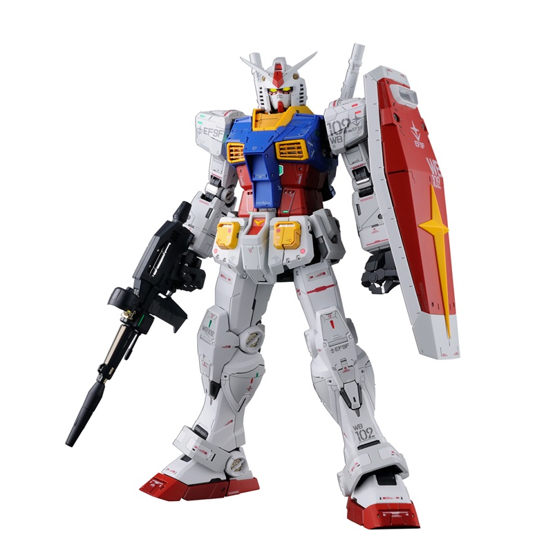 现货包邮万代 PG PGU 1/60 RX78 2元祖高达 2.0新版拼装模型-图3