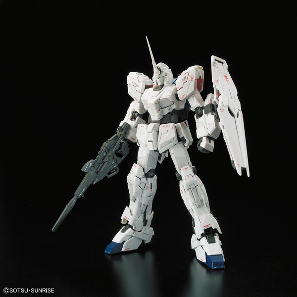 现货 万代高达拼装 RG 25 1/144 独角兽高达 通常版 UNICORN RX-0 - 图2