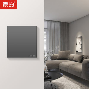家的开关一开多控86型一位多控中途开关电源一灯三联单开面板V20