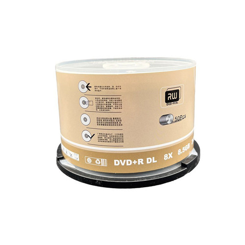 UPL  啄木鸟DVD+R DL 8X D9 空白DVD刻录光盘8.5G大容量 双层50片 - 图0
