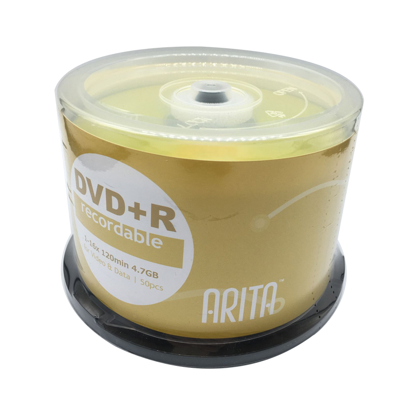 铼德（ARITA）DVD+R 16速 4.7G e时代系列桶装50片空白刻录盘包邮 - 图3