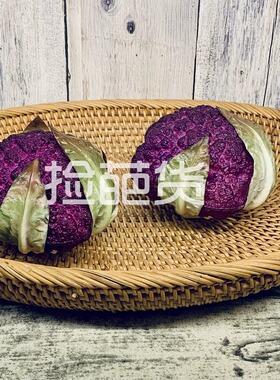 高仿真西兰花椰菜花菜装饰摆件逼真蔬菜模型家居餐厅橱窗摄影道具