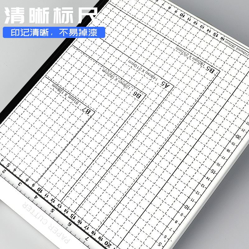 A4切纸机办公裁切机财务切纸刀手动裁切刀金属切纸器小型裁纸刀割-图1