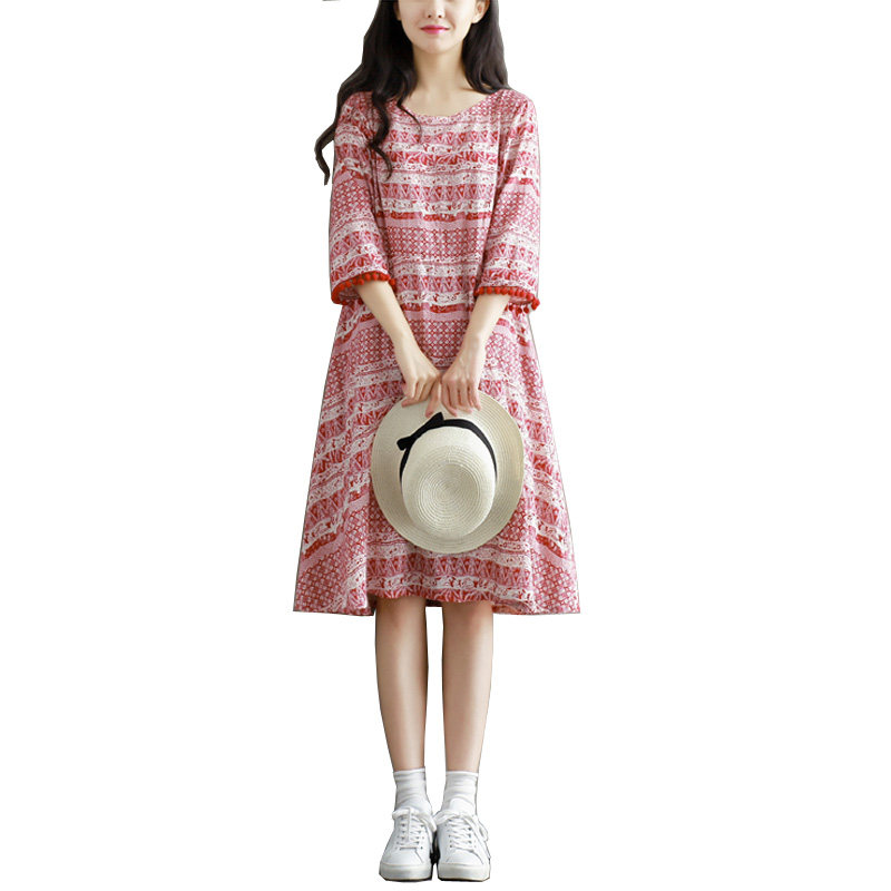 孕妇夏装上衣2020款气质孕妈连衣裙 亲佳贝母婴连衣裙
