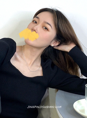 钛钢不掉色项链女简约小众高级感