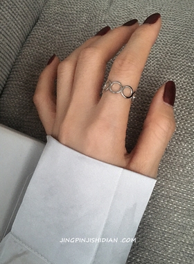 小众百搭潮流开口随形ins风戒指