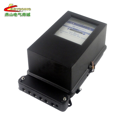 华立三相四线有功电能表DT862-4 220/380V 3X10(40)A机械式电度表 - 图0