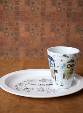 w1962日本新款皮椭圆形托盘