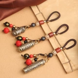 Ретро латунный брелок, подвеска, коробочка для хранения