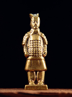 跨境办公室礼品年轮黄铜中式