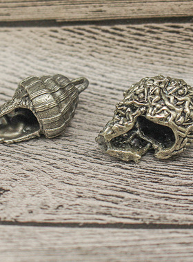 复古白铜做旧骷髅头猩猩浮雕吊坠钥匙扣包挂件手把件创意纯铜挂饰