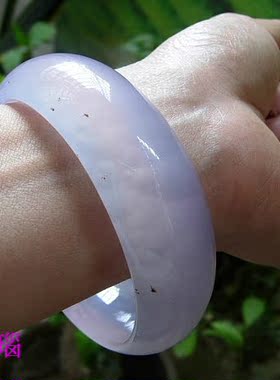 巴西玛瑙手镯原色通透礼物紫玉髓