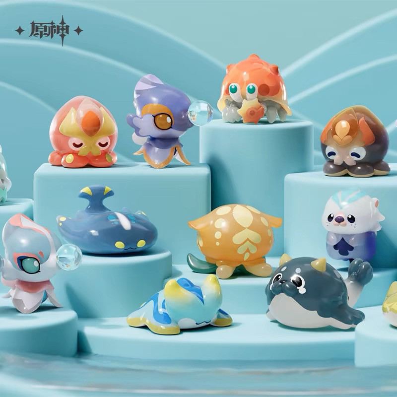 正版 原神 原海系列 奇幻生物志迷你盲袋 Genshin潮玩萌粒现货
