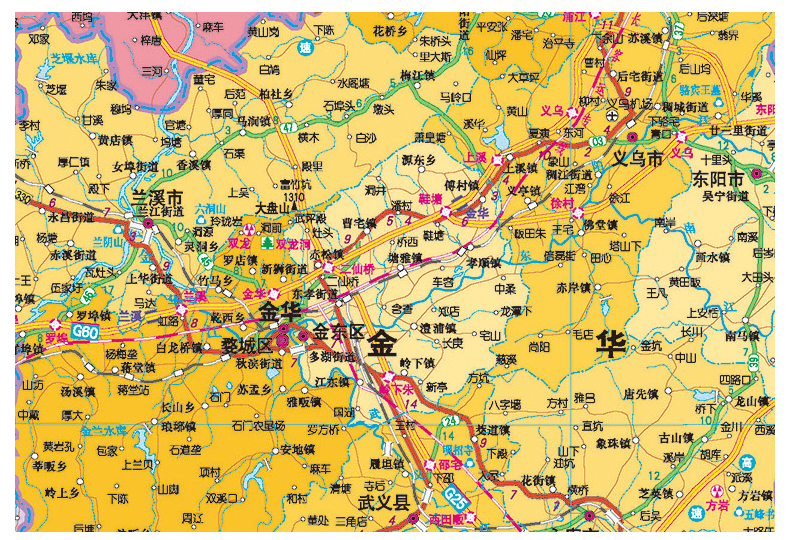 2024浙江省地图挂图 1.1米x0.8米 星球分省系列挂图 商务办公用 哑光覆膜不反光防水挂图 政区交通 星球地图出版社 - 图1