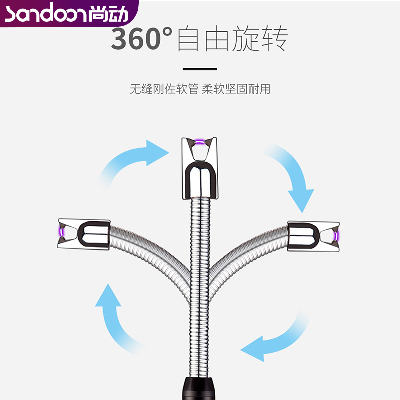 煤气灶点火器电子脉冲打火机长手柄枪棒防风厨房燃气香薰拔罐专用-图1