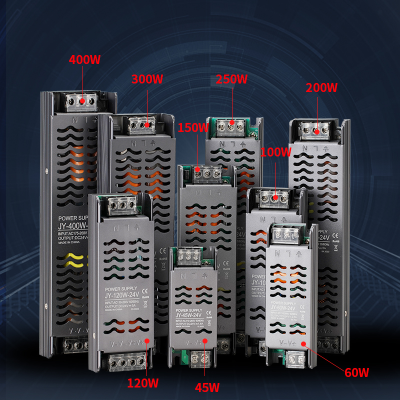 超薄LED线型灯带220V转24V低压变压器开关电源控制器驱动电源 - 图0